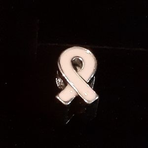 Pandora Pink Breast Cancer Ribbon.